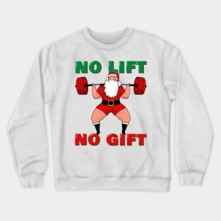 Squat Santa Training Squats with Santa for Lifting lovers Gym design Crewneck Sweatshirt